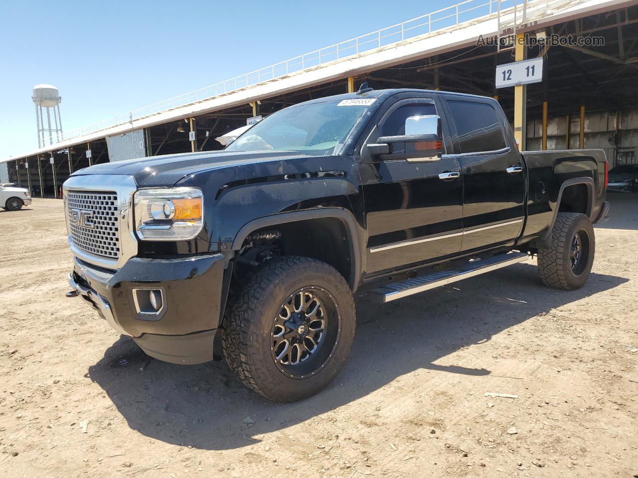 2016 Gmc Sierra K2500 Denali Black vin: 1GT12UE83GF298183