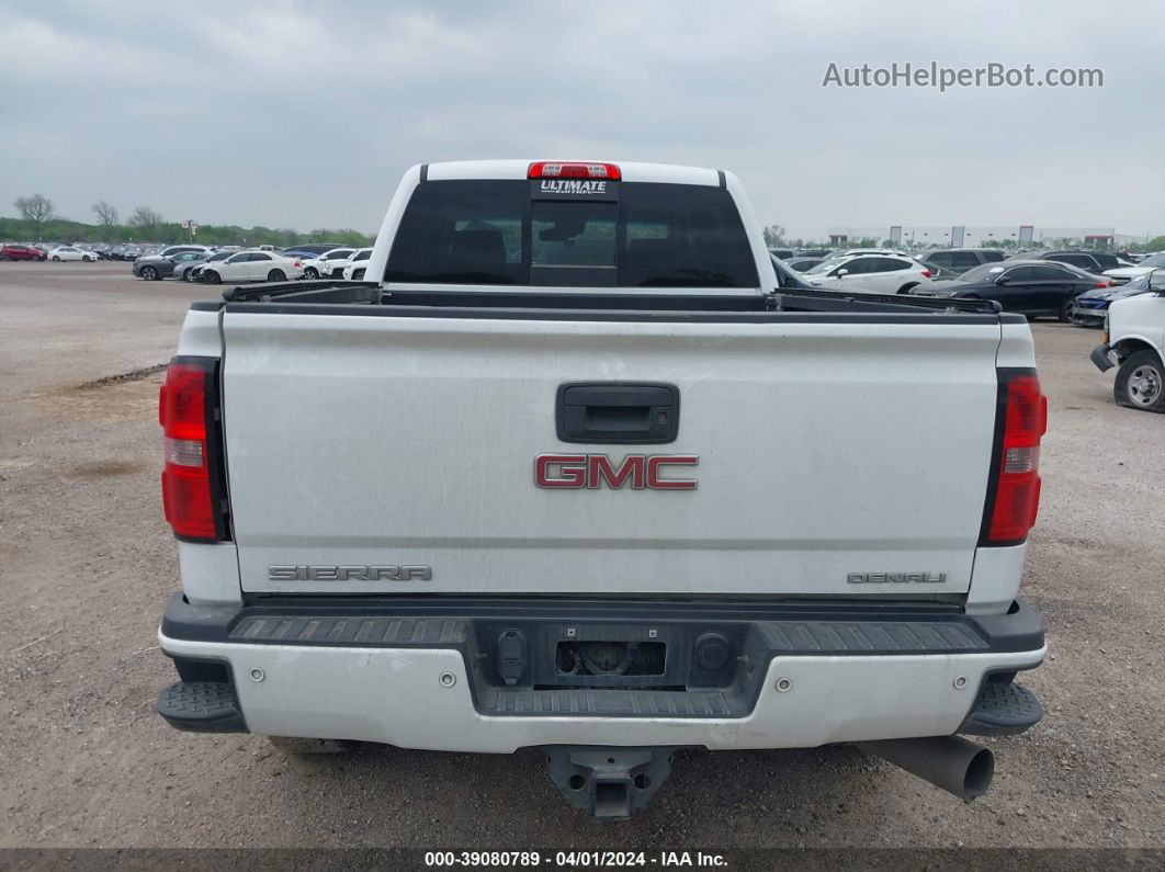 2016 Gmc Sierra 2500hd Denali White vin: 1GT12UE86GF136919