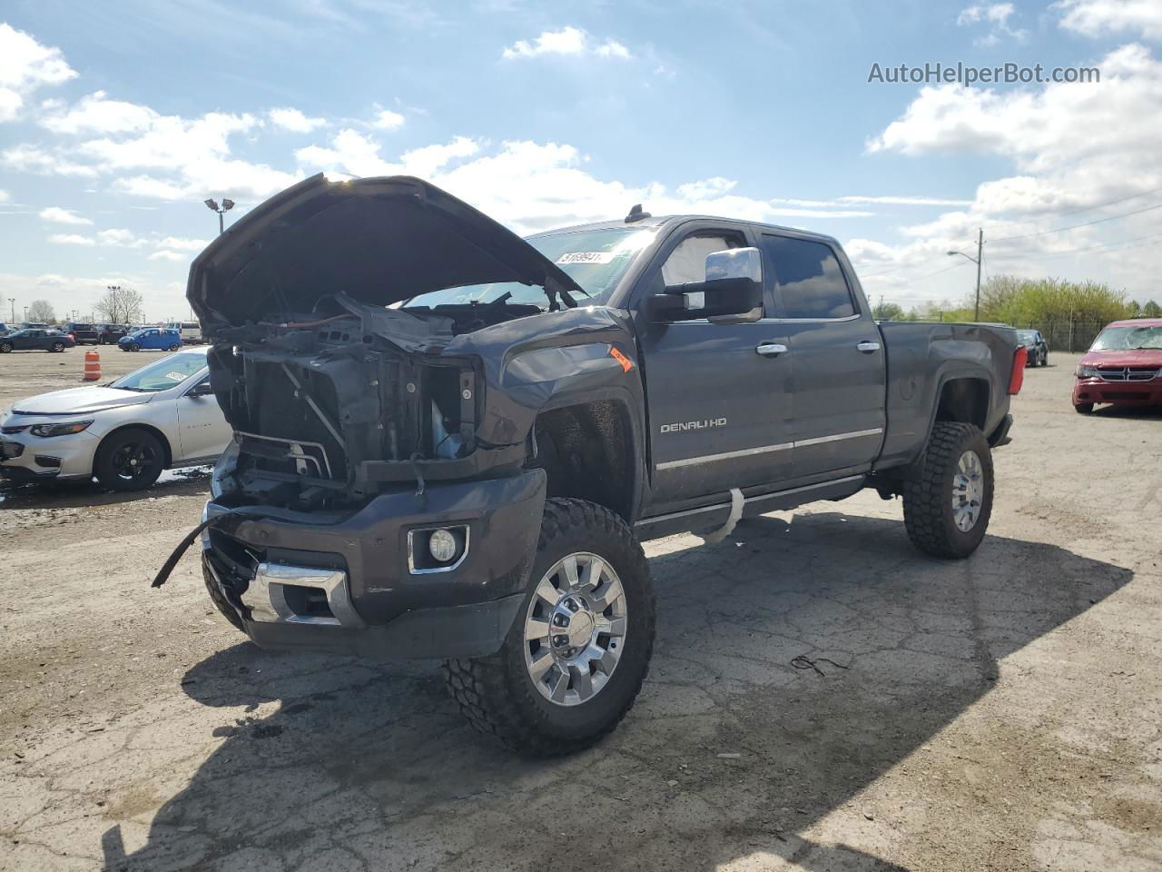 2016 Gmc Sierra K2500 Denali Черный vin: 1GT12UE86GF167202