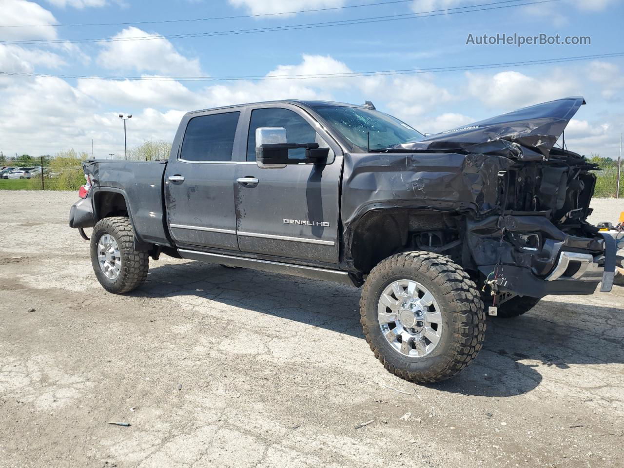 2016 Gmc Sierra K2500 Denali Черный vin: 1GT12UE86GF167202