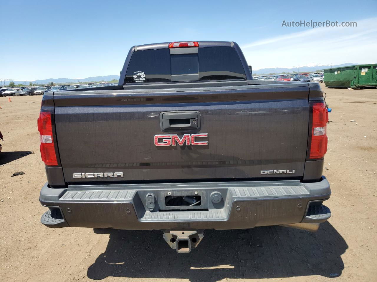 2016 Gmc Sierra K2500 Denali Black vin: 1GT12UE86GF193928