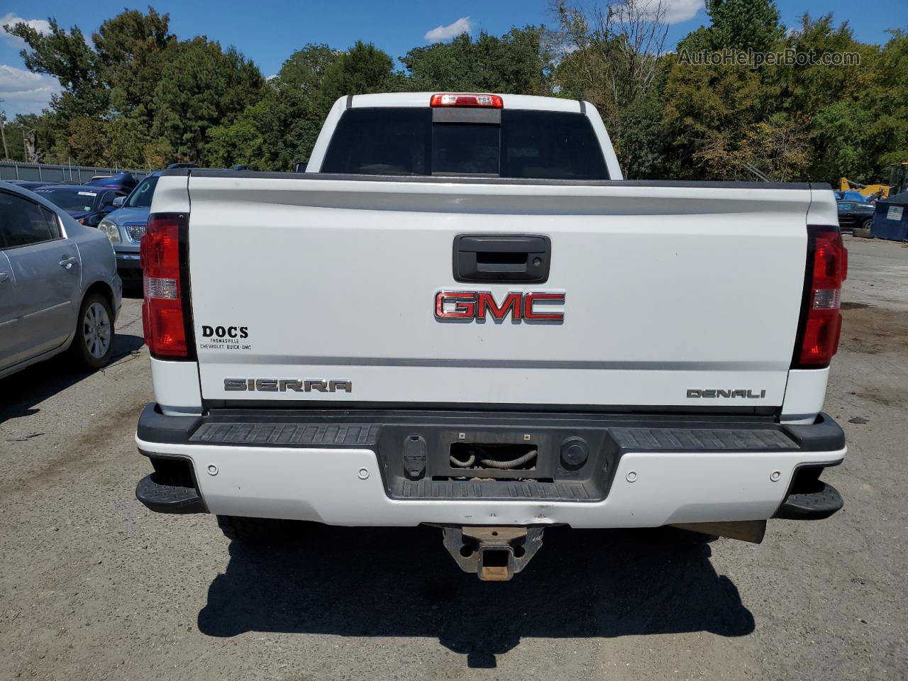 2016 Gmc Sierra K2500 Denali Белый vin: 1GT12UE88GF107082