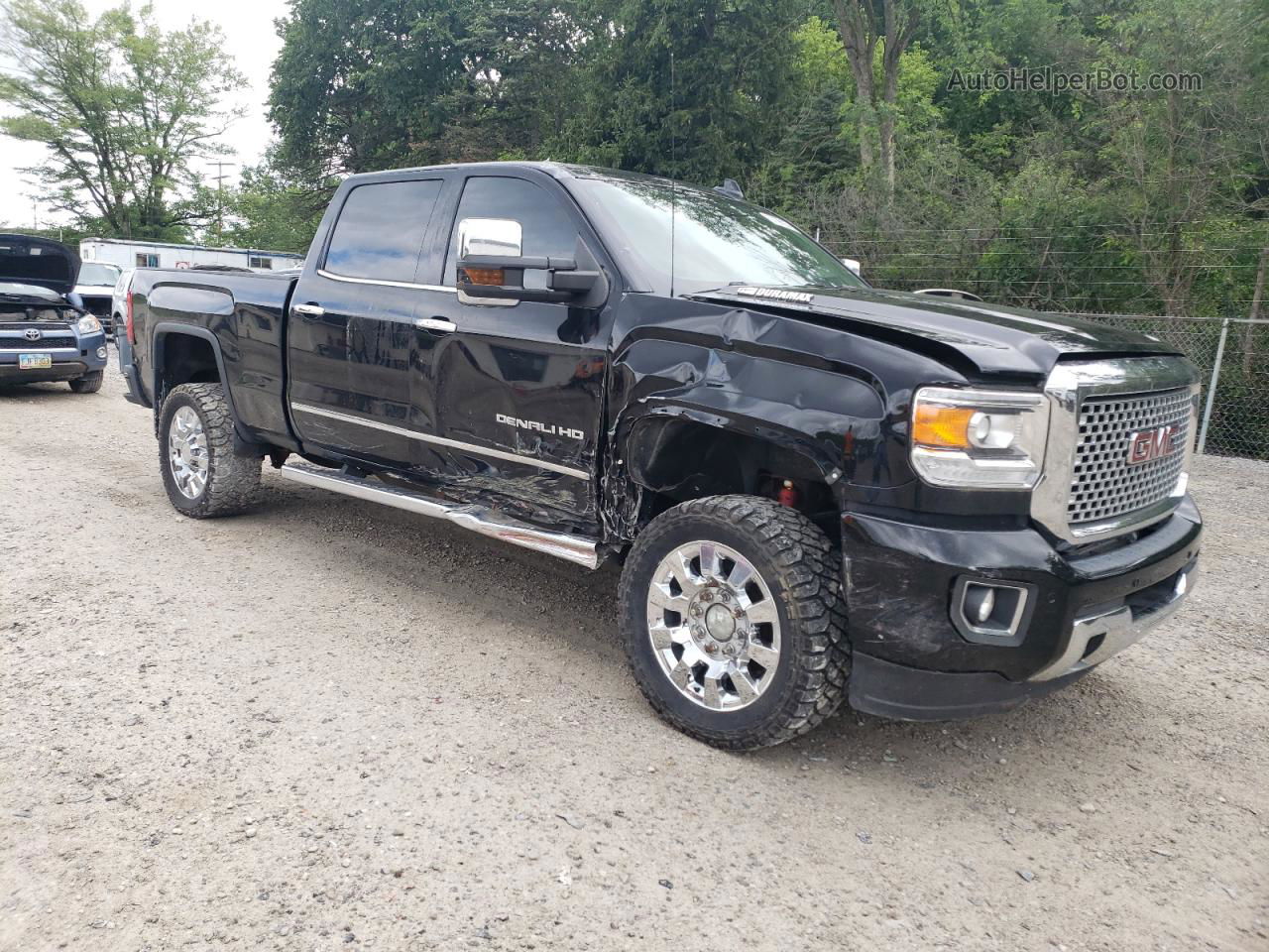 2016 Gmc Sierra K2500 Denali Black vin: 1GT12UE88GF248590