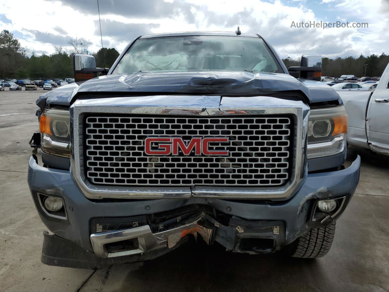 2016 Gmc Sierra K2500 Denali Blue vin: 1GT12UE8XGF130783