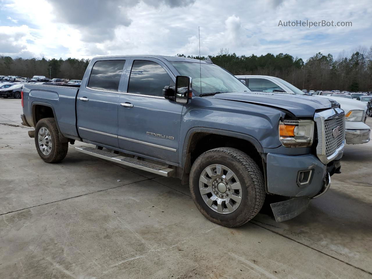 2016 Gmc Sierra K2500 Denali Blue vin: 1GT12UE8XGF130783