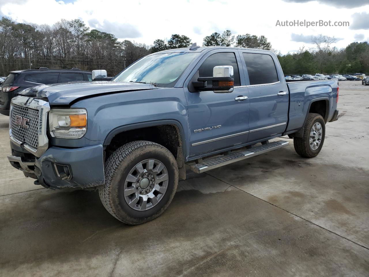 2016 Gmc Sierra K2500 Denali Blue vin: 1GT12UE8XGF130783