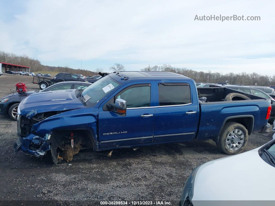 2016 Gmc Sierra 2500hd Denali Blue vin: 1GT12UE8XGF203439