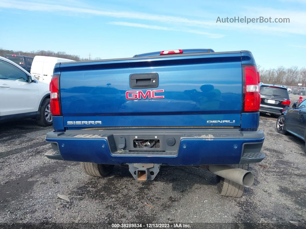 2016 Gmc Sierra 2500hd Denali Blue vin: 1GT12UE8XGF203439