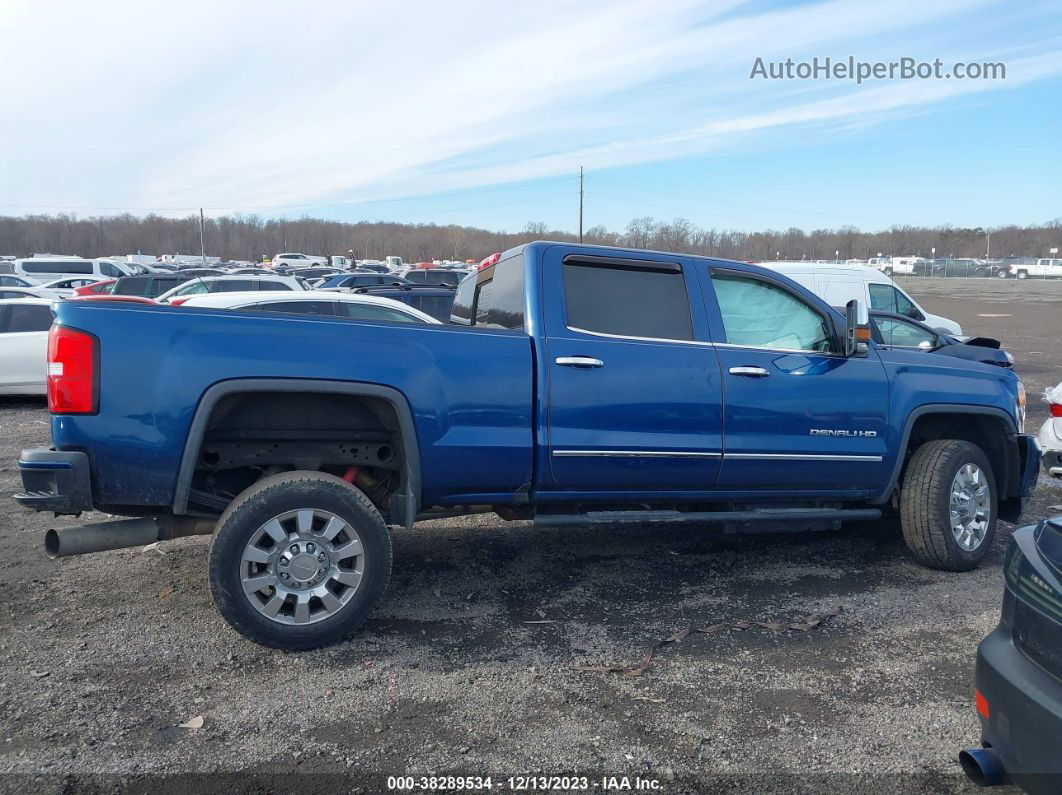 2016 Gmc Sierra 2500hd Denali Blue vin: 1GT12UE8XGF203439