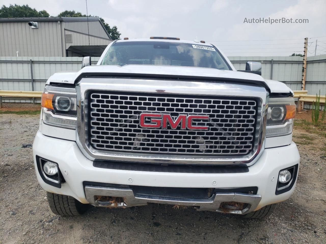 2016 Gmc Sierra K2500 Denali White vin: 1GT12UE8XGF209659