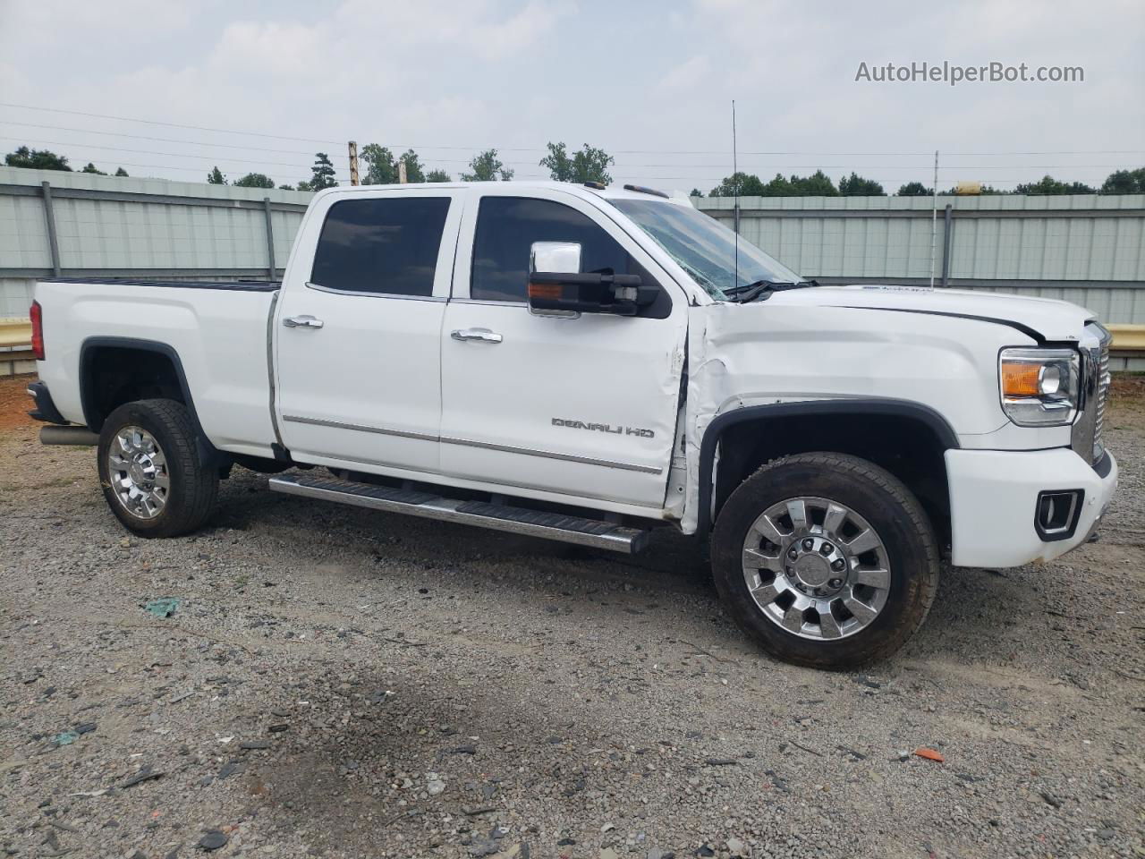 2016 Gmc Sierra K2500 Denali White vin: 1GT12UE8XGF209659