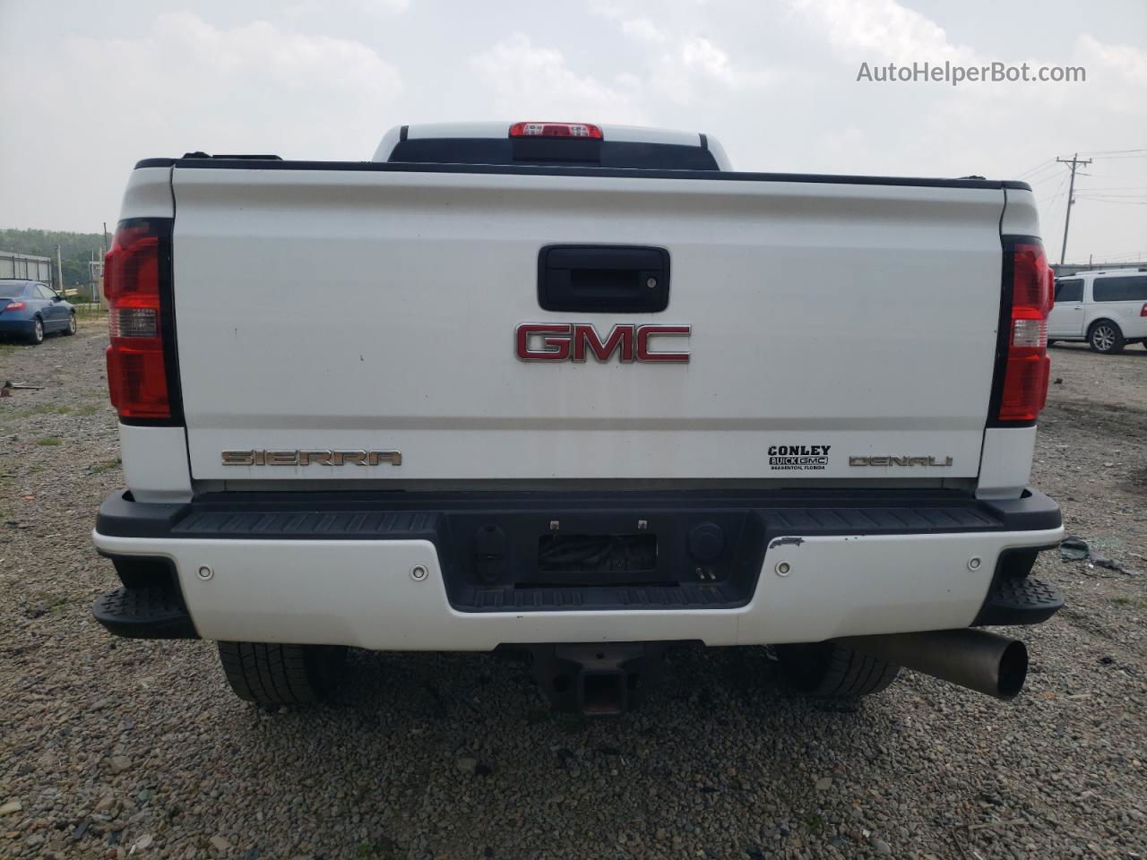 2016 Gmc Sierra K2500 Denali White vin: 1GT12UE8XGF209659