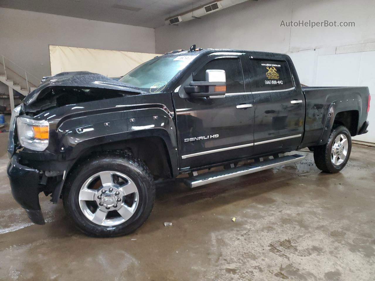 2016 Gmc Sierra K2500 Denali Black vin: 1GT12UEG2GF263206