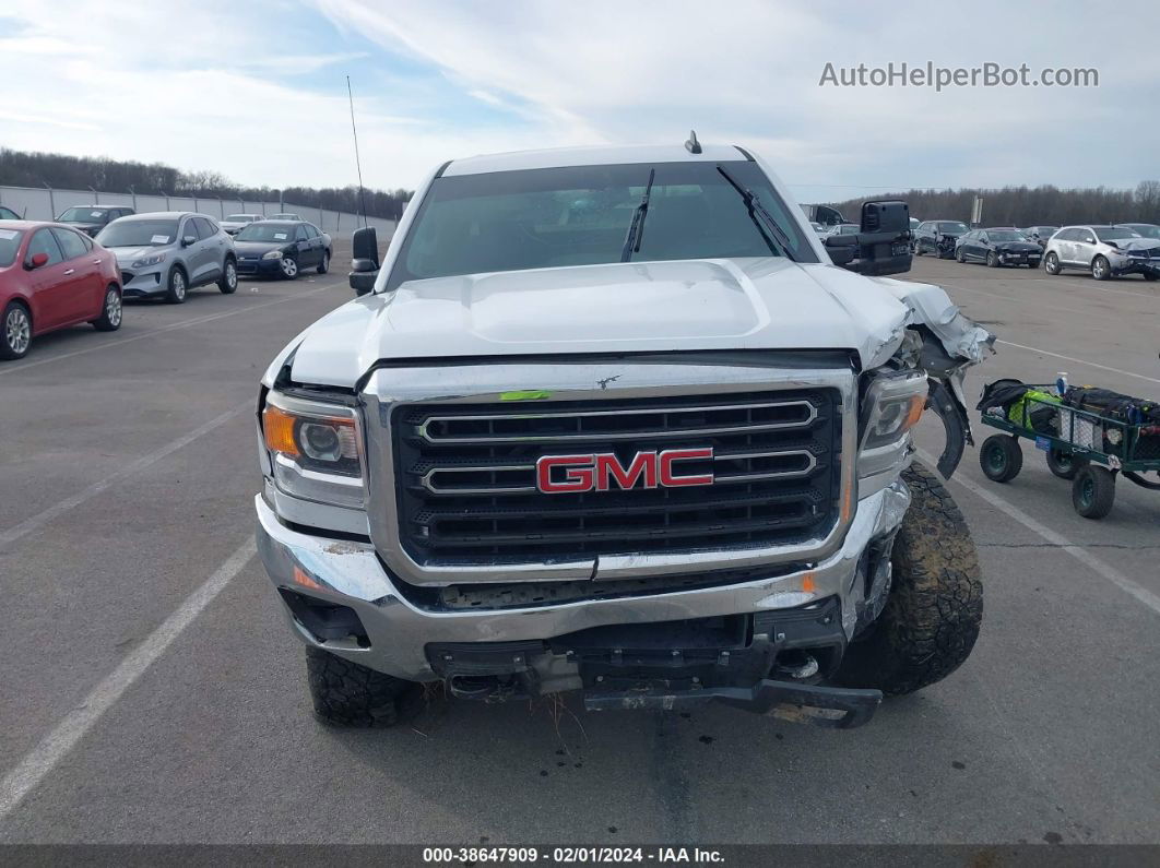 2016 Gmc Sierra 2500hd   White vin: 1GT22REG6GZ240012