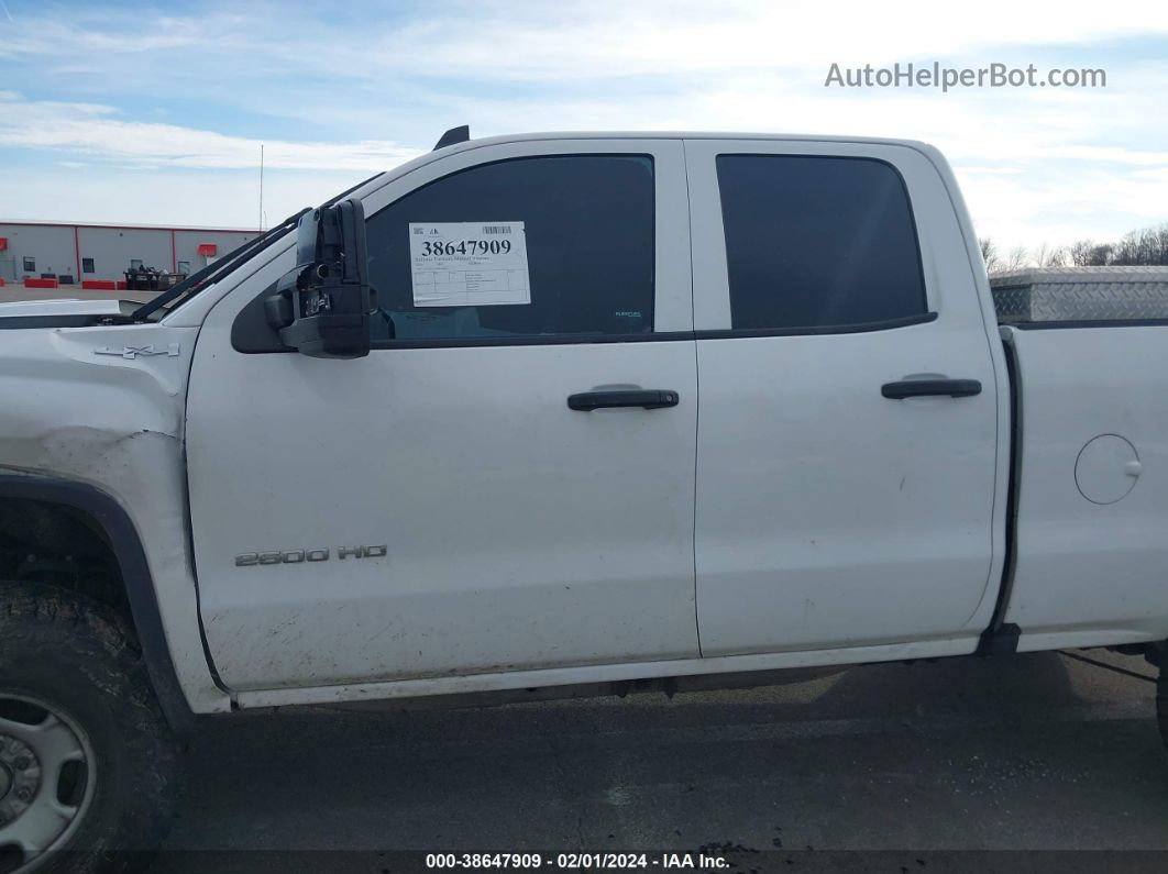 2016 Gmc Sierra 2500hd   White vin: 1GT22REG6GZ240012