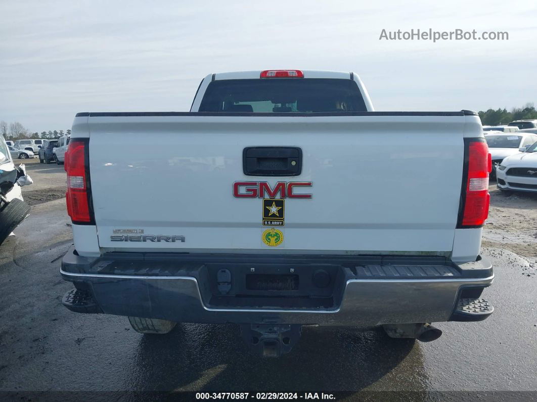 2016 Gmc Sierra 2500hd   White vin: 1GT22REG9GZ254793