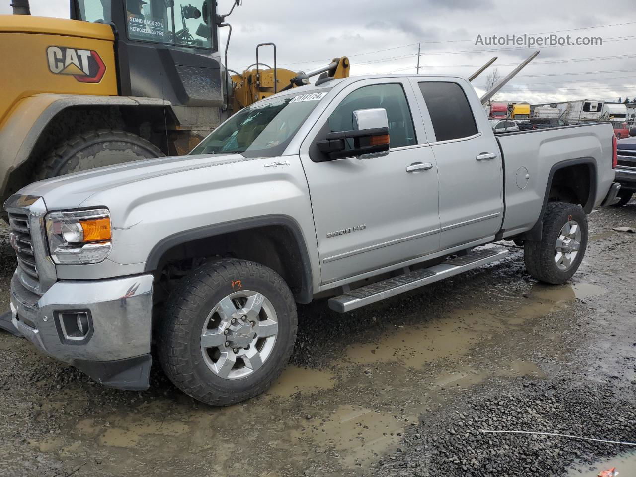 2016 Gmc Sierra K2500 Slt Silver vin: 1GT22TEG1GZ262917