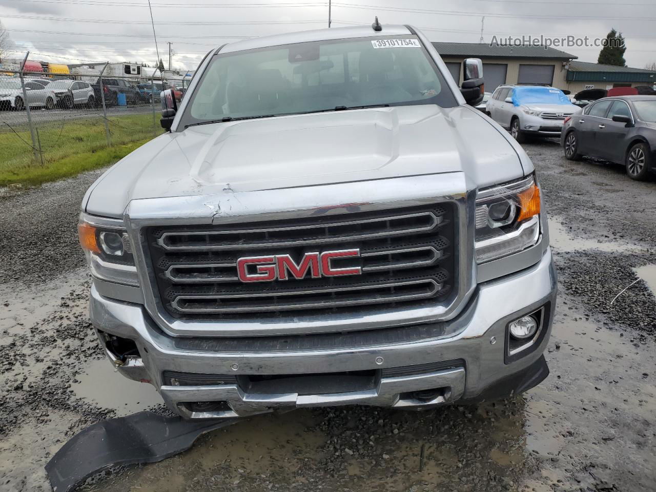 2016 Gmc Sierra K2500 Slt Silver vin: 1GT22TEG1GZ262917