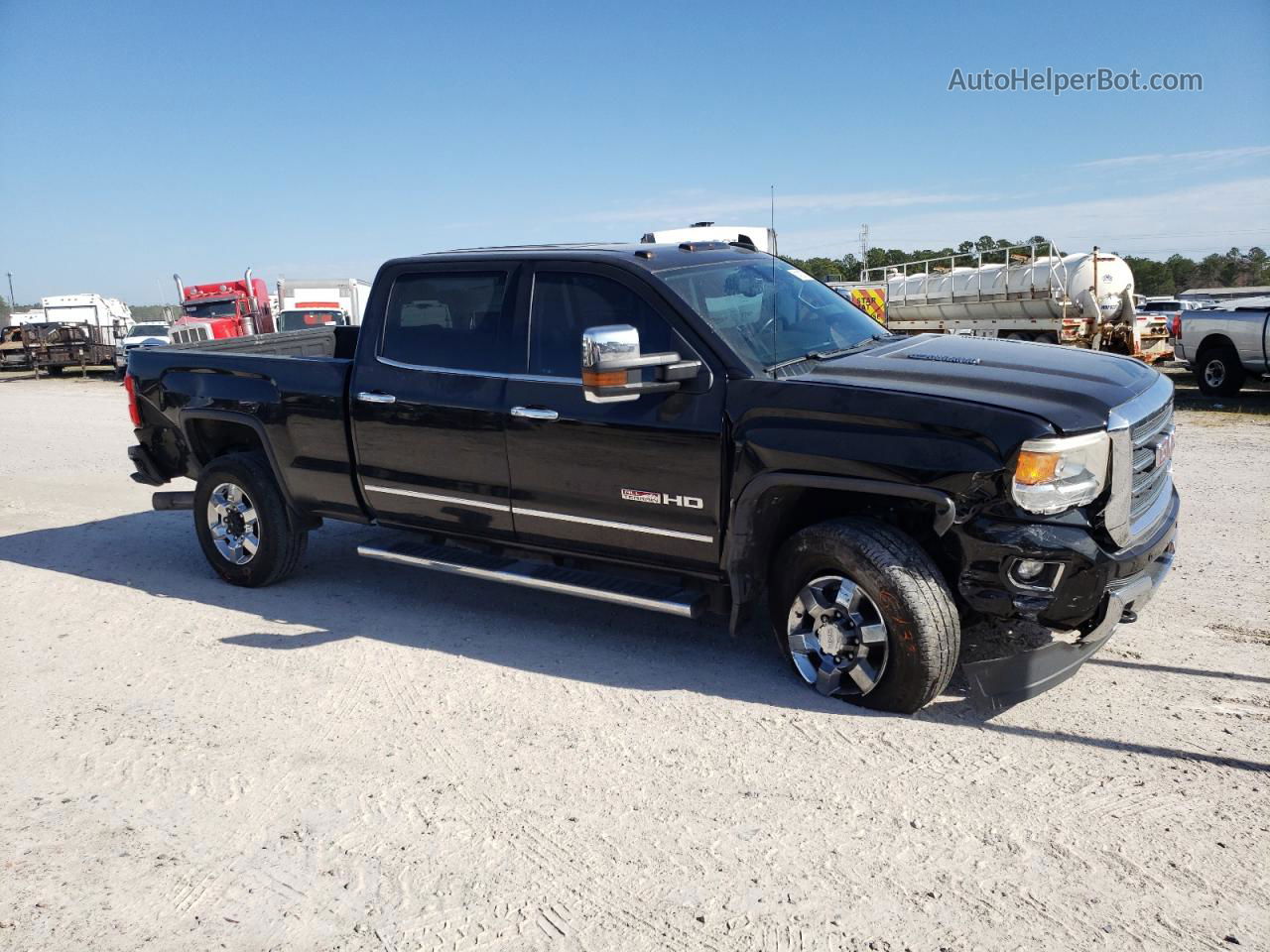 2016 Gmc Sierra K3500 Slt Черный vin: 1GT42XC85GF129977