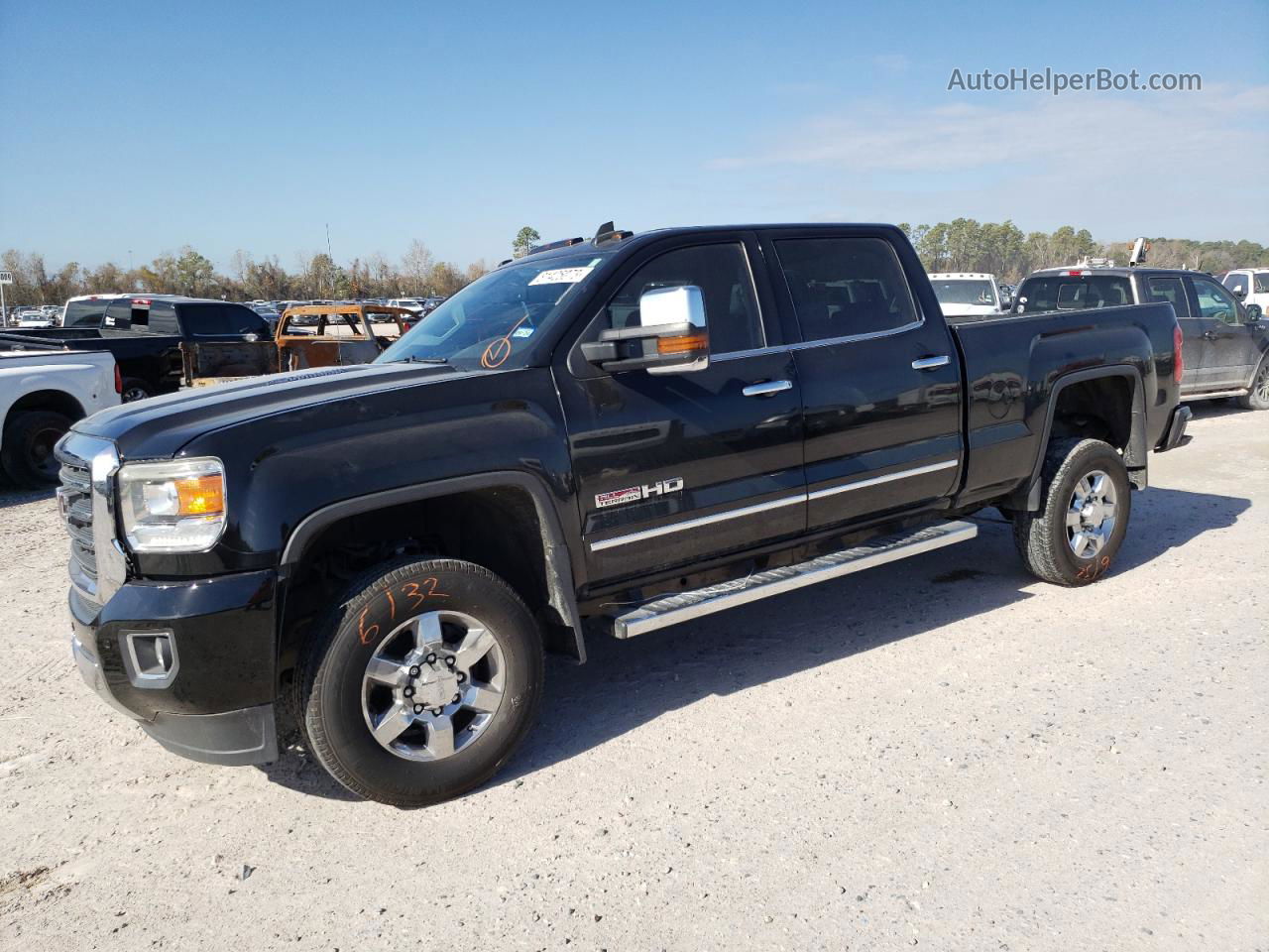 2016 Gmc Sierra K3500 Slt Черный vin: 1GT42XC85GF129977