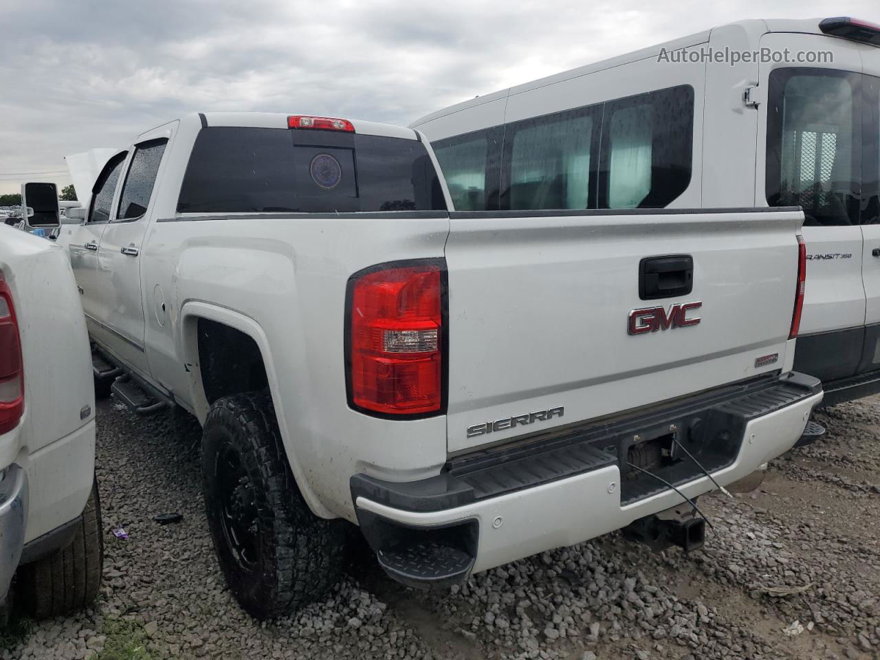 2016 Gmc Sierra K3500 Slt White vin: 1GT42XC85GF308245