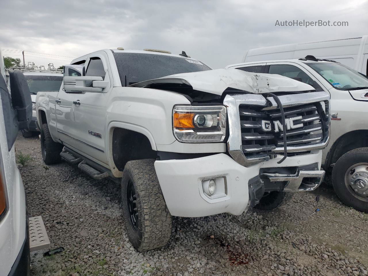 2016 Gmc Sierra K3500 Slt Белый vin: 1GT42XC85GF308245