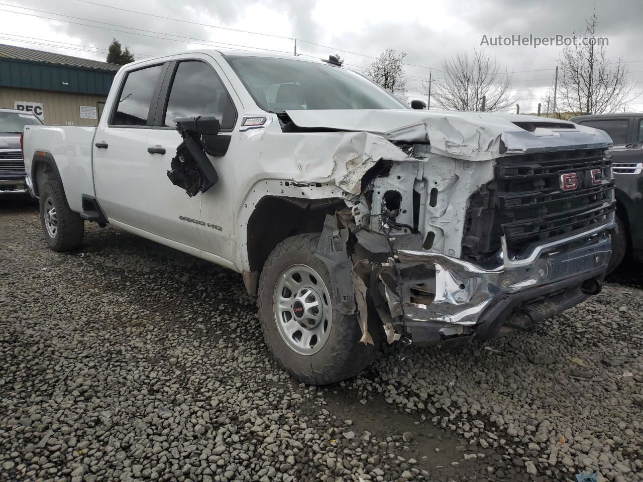 2020 Gmc Sierra K2500 Heavy Duty White vin: 1GT49LEY4LF317191