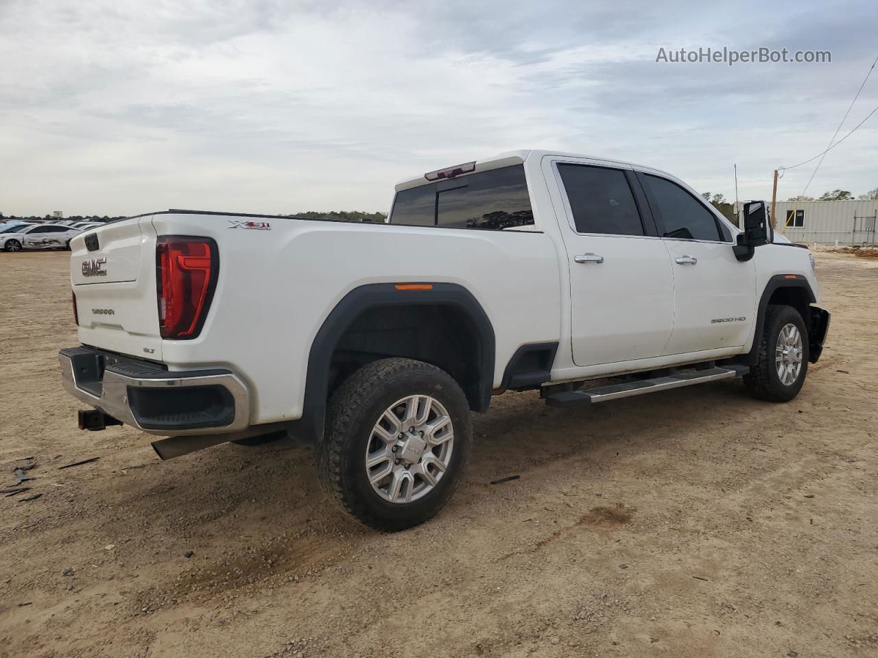 2020 Gmc Sierra K2500 Slt White vin: 1GT49NE71LF228732