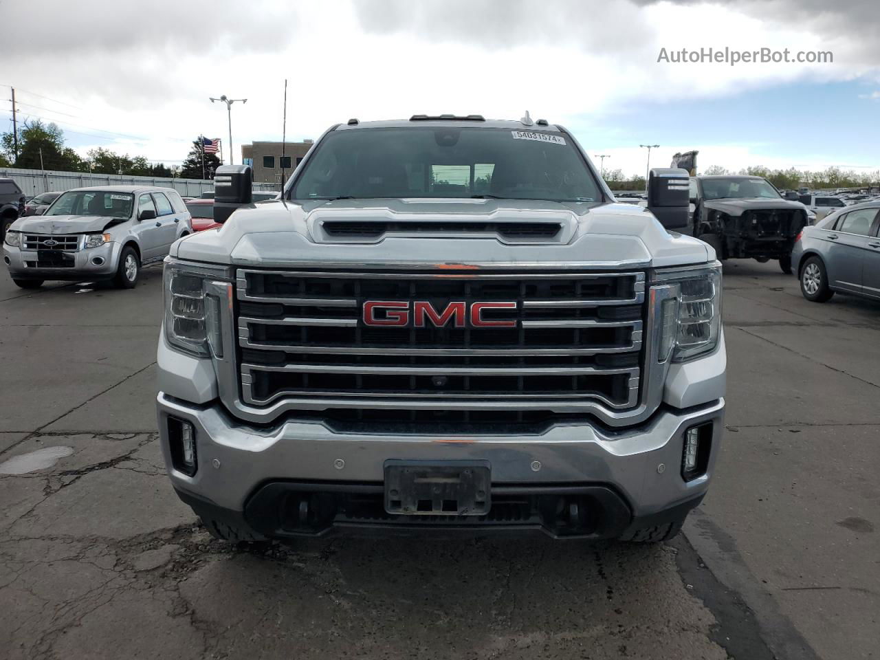 2020 Gmc Sierra K2500 Slt Silver vin: 1GT49NE73LF165732