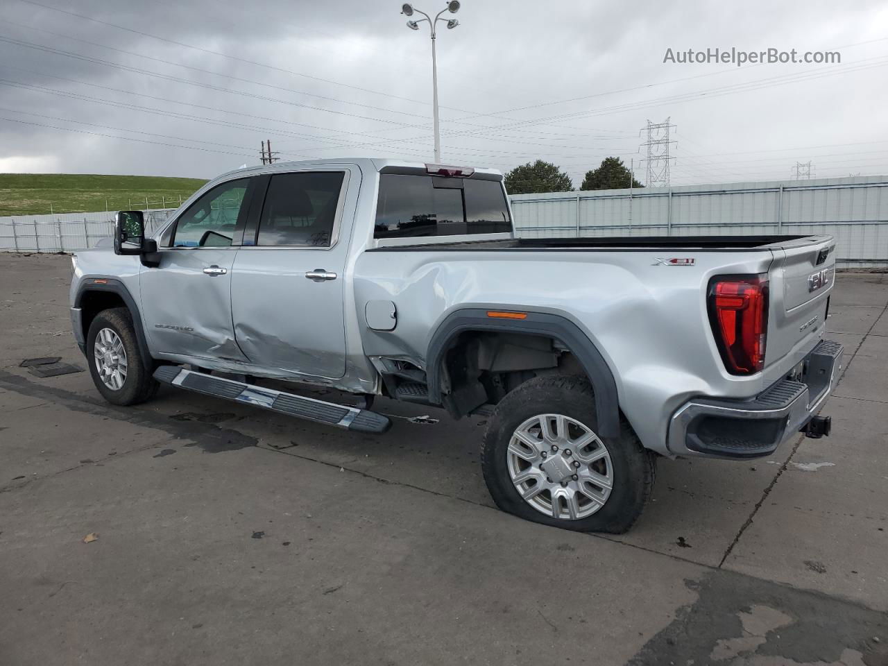 2020 Gmc Sierra K2500 Slt Silver vin: 1GT49NE73LF165732