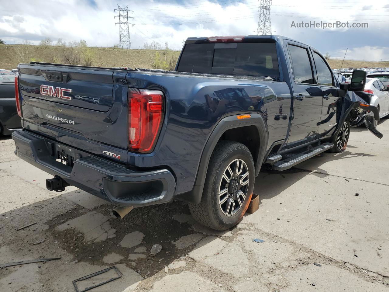 2020 Gmc Sierra K2500 At4 Blue vin: 1GT49PE75LF329641