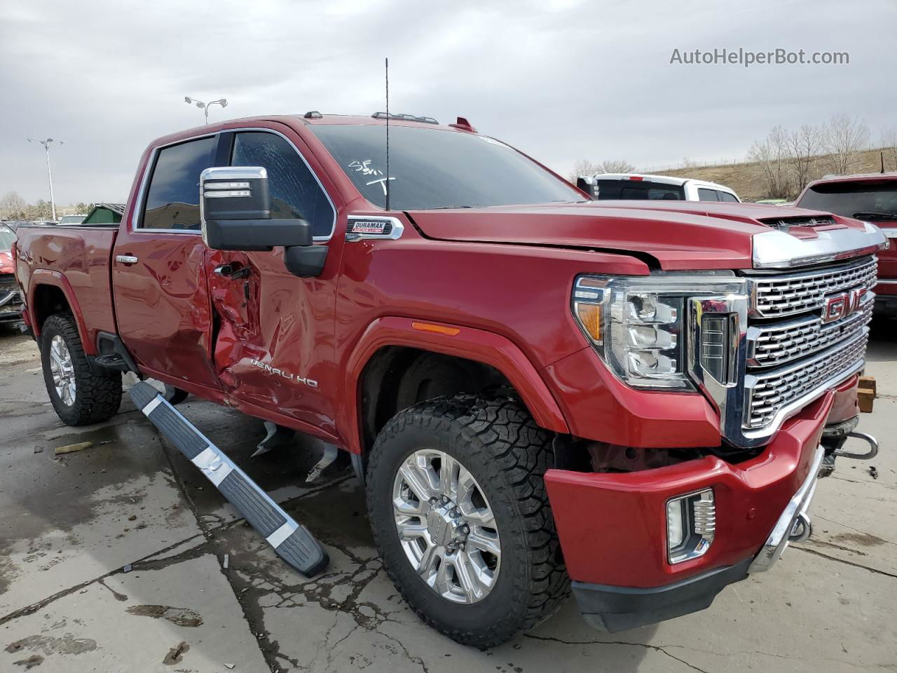 2020 Gmc Sierra K2500 Denali Бордовый vin: 1GT49REY1LF300965