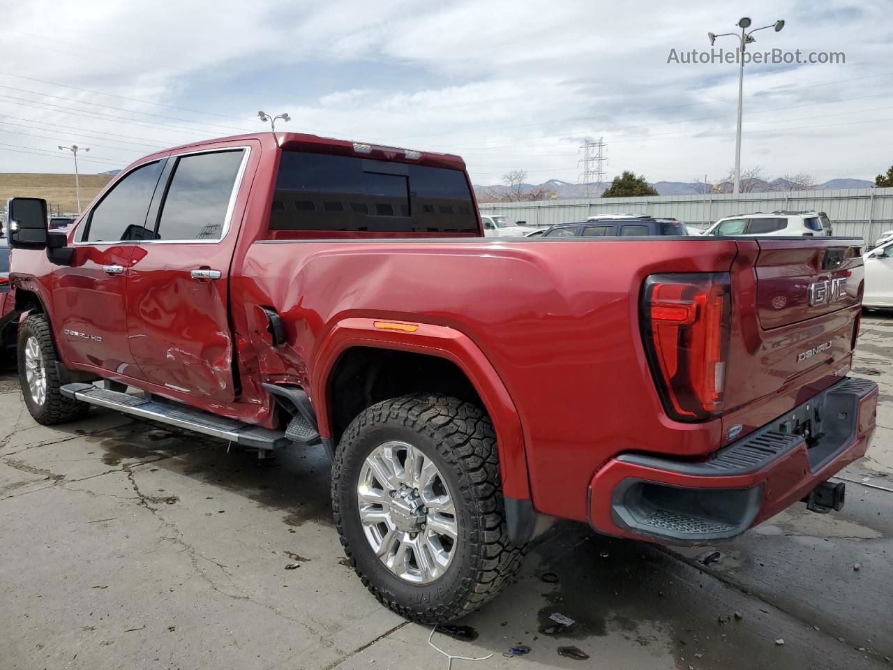 2020 Gmc Sierra K2500 Denali Burgundy vin: 1GT49REY1LF300965