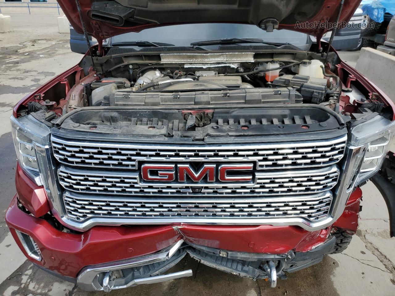 2020 Gmc Sierra K2500 Denali Burgundy vin: 1GT49REY1LF300965