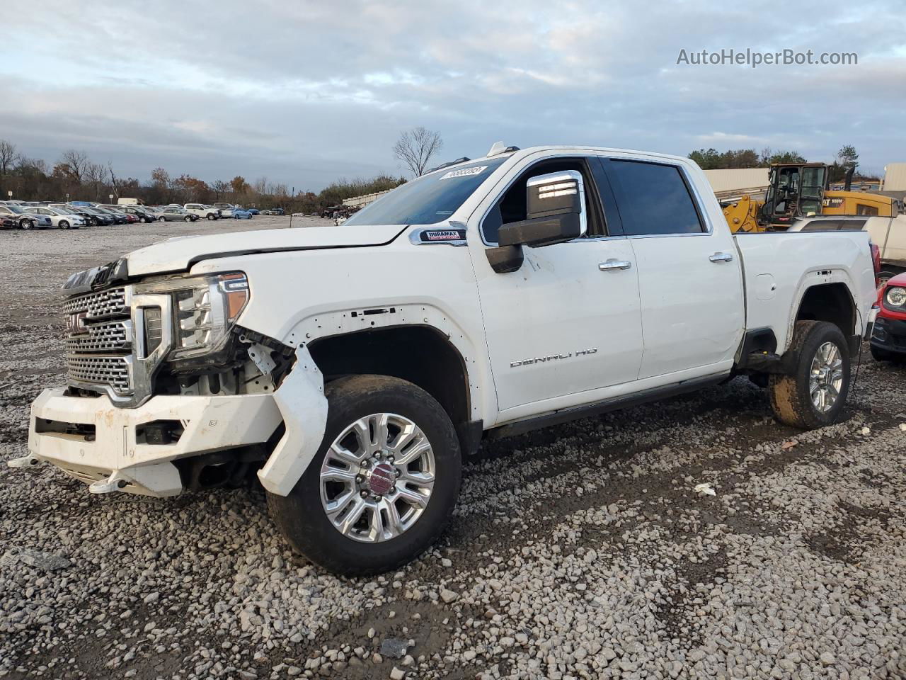 2020 Gmc Sierra K2500 Denali White vin: 1GT49REY2LF338981