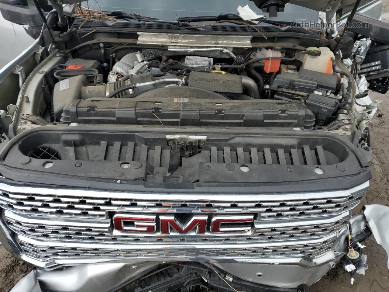 2020 Gmc Sierra K2500 Denali Silver vin: 1GT49REY8LF134945