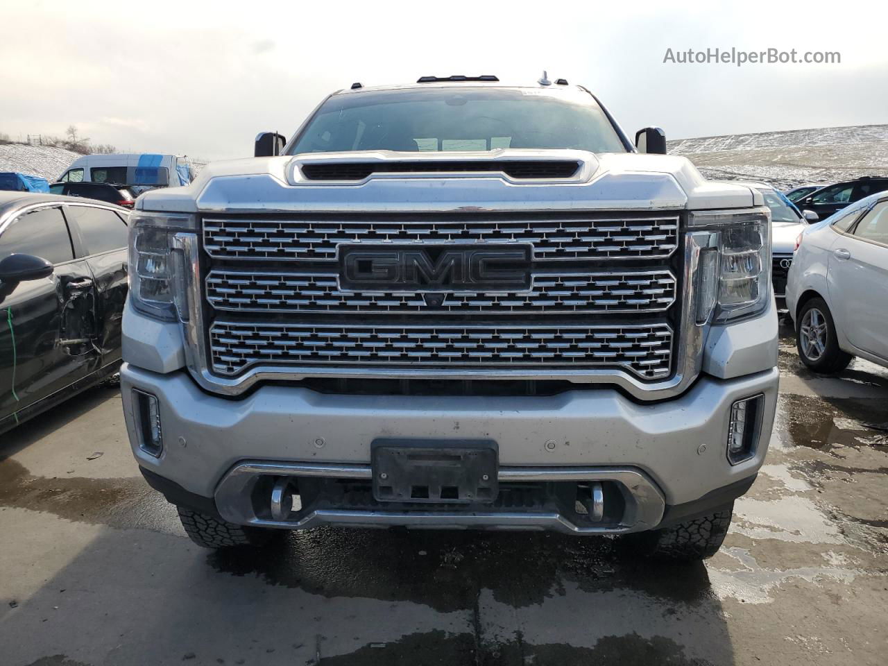 2020 Gmc Sierra K2500 Denali Silver vin: 1GT49REY8LF203827