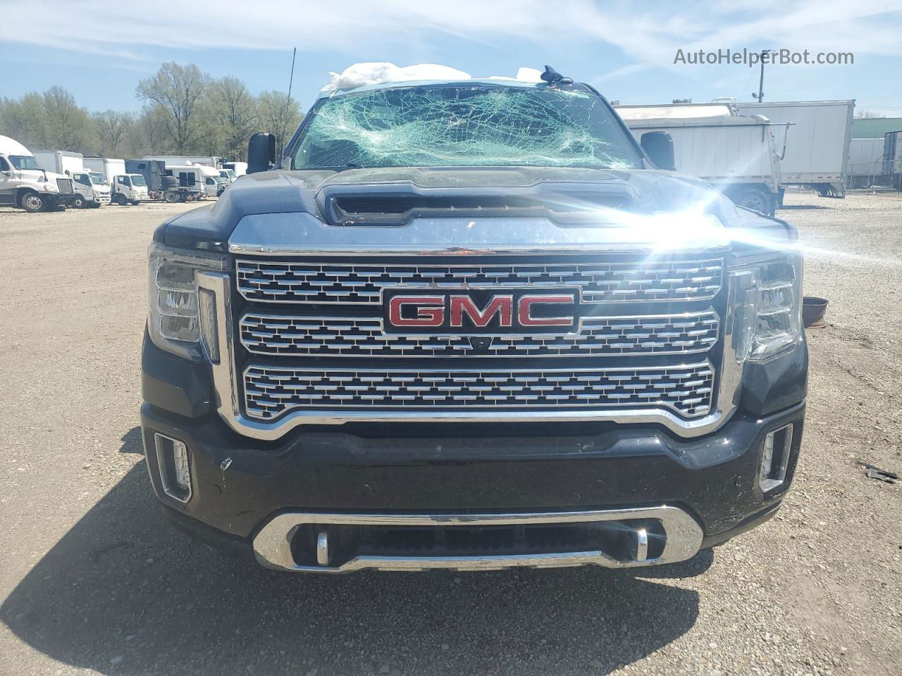 2020 Gmc Sierra K3500 Denali Black vin: 1GT49WEY7LF338053