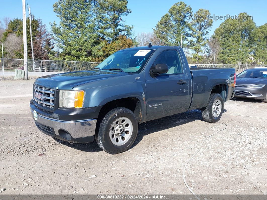 2007 Gmc Sierra 1500 Work Truck Green vin: 1GTEC14C07Z643624