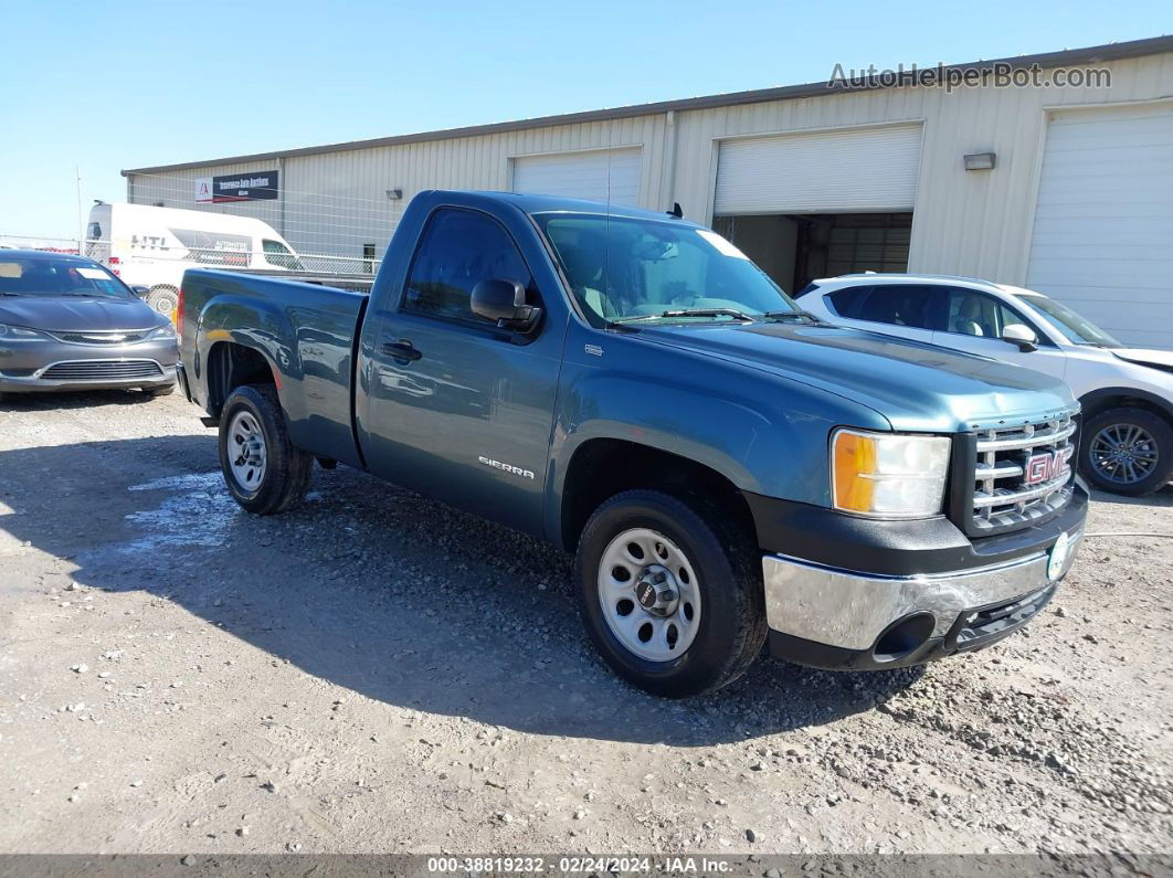 2007 Gmc Sierra 1500 Work Truck Green vin: 1GTEC14C07Z643624