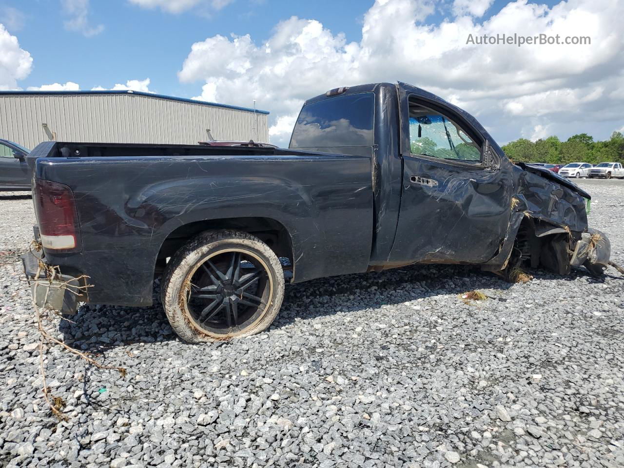 2008 Gmc Sierra C1500 Black vin: 1GTEC14C08Z189165