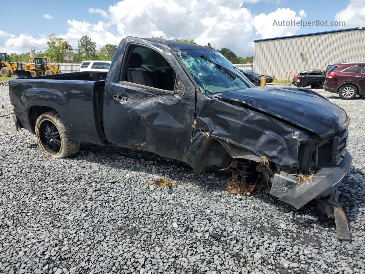 2008 Gmc Sierra C1500 Black vin: 1GTEC14C08Z189165