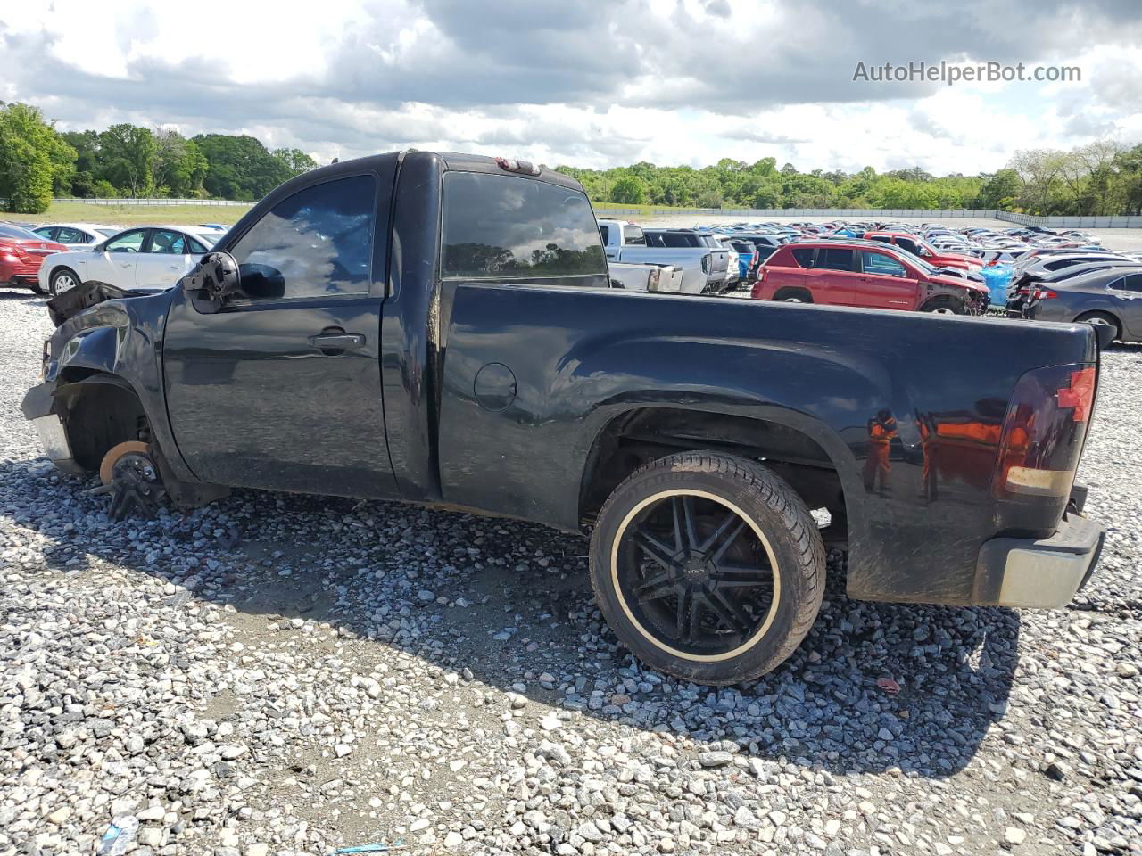 2008 Gmc Sierra C1500 Black vin: 1GTEC14C08Z189165