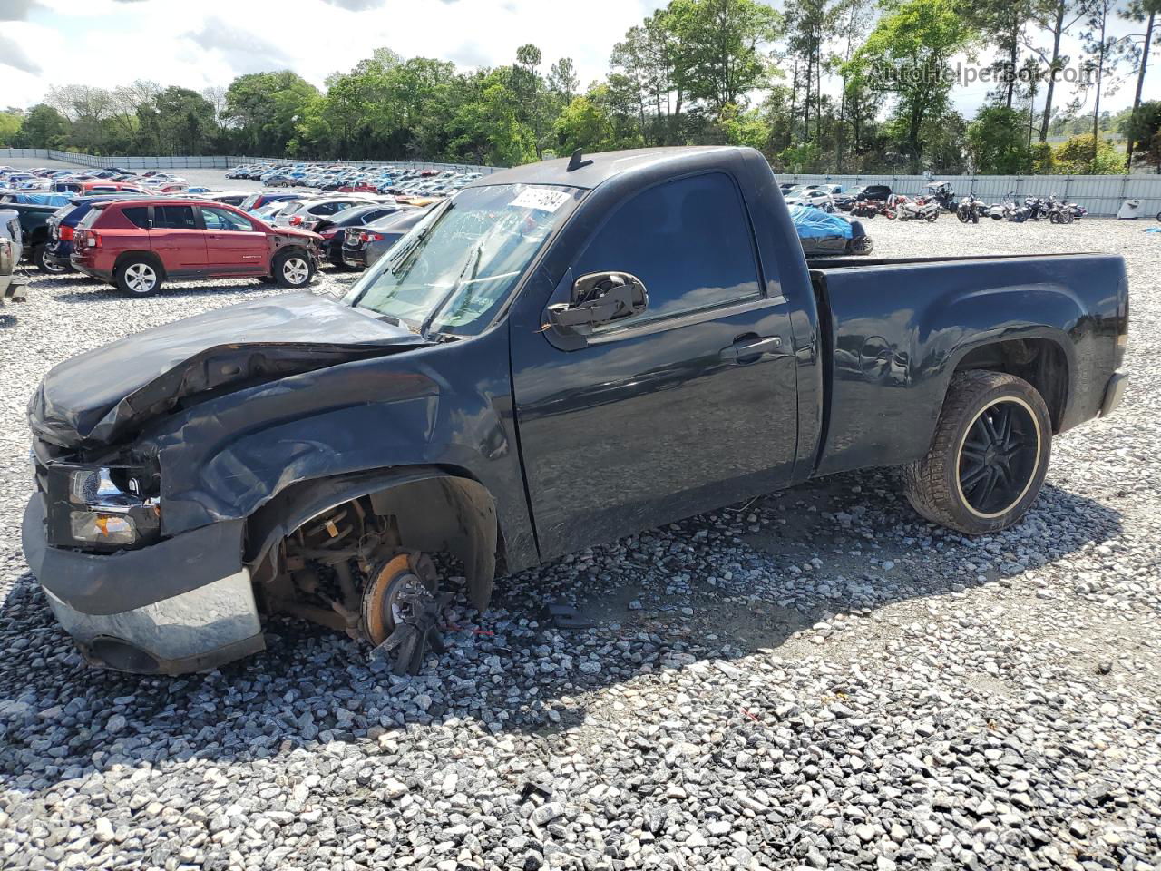 2008 Gmc Sierra C1500 Black vin: 1GTEC14C08Z189165