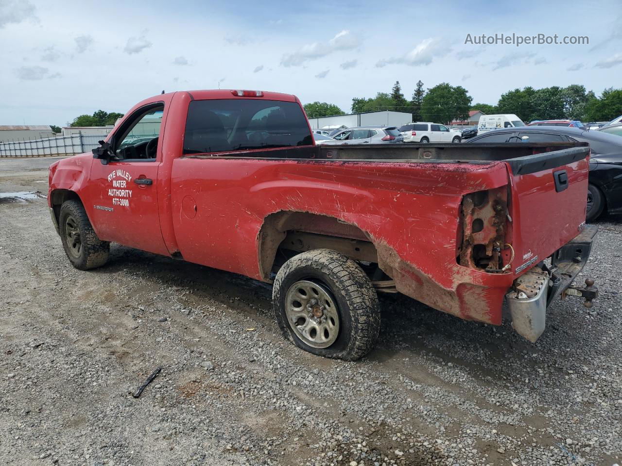 2007 Gmc New Sierra C1500 Красный vin: 1GTEC14C87Z524557