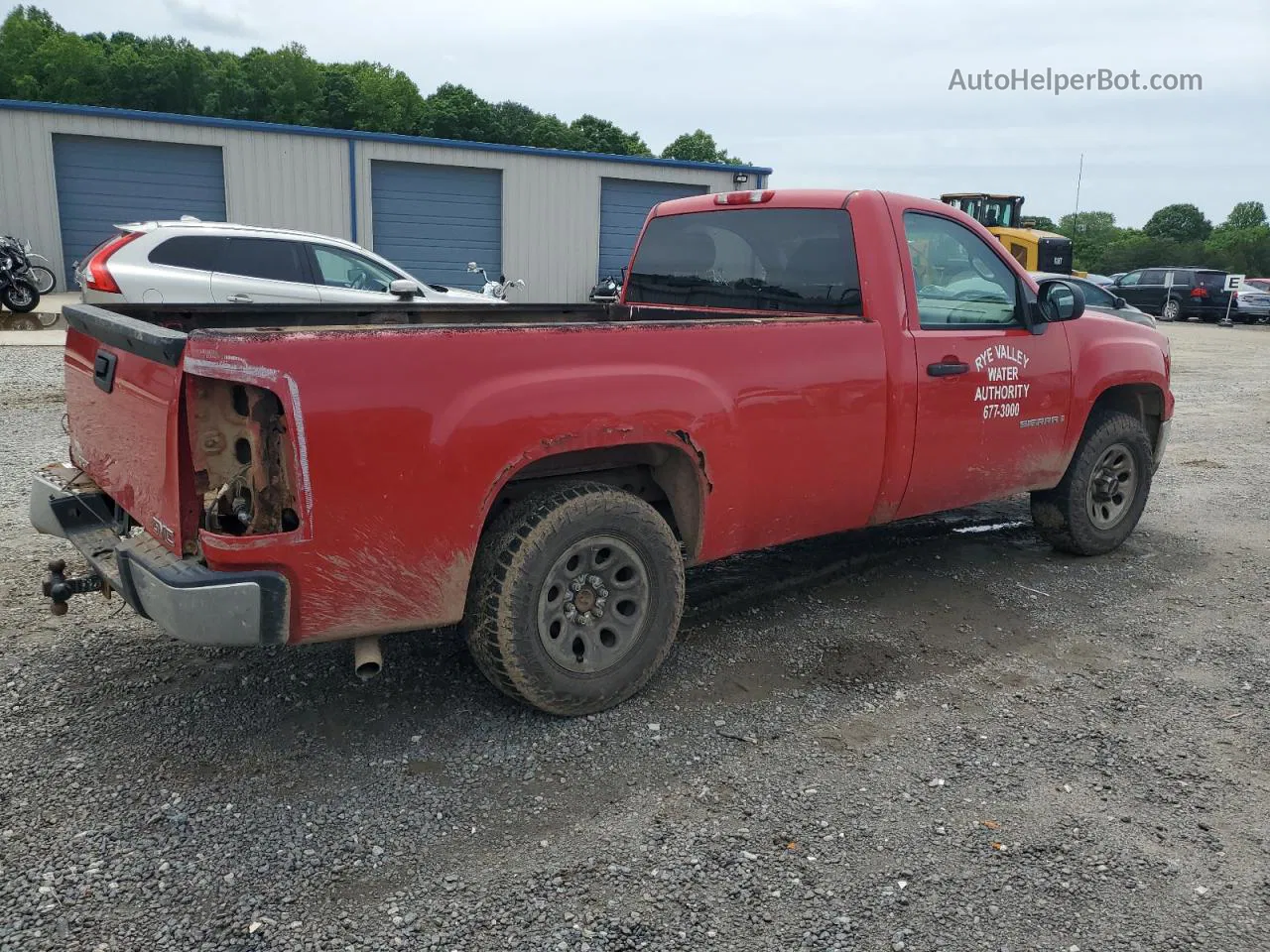 2007 Gmc New Sierra C1500 Красный vin: 1GTEC14C87Z524557