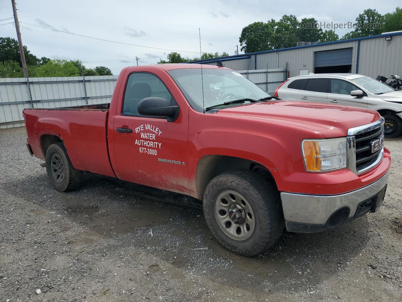 2007 Gmc New Sierra C1500 Red vin: 1GTEC14C87Z524557