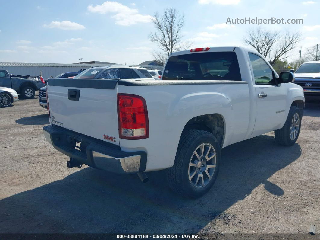 2007 Gmc Sierra 1500 Work Truck White vin: 1GTEC14CX7Z577194