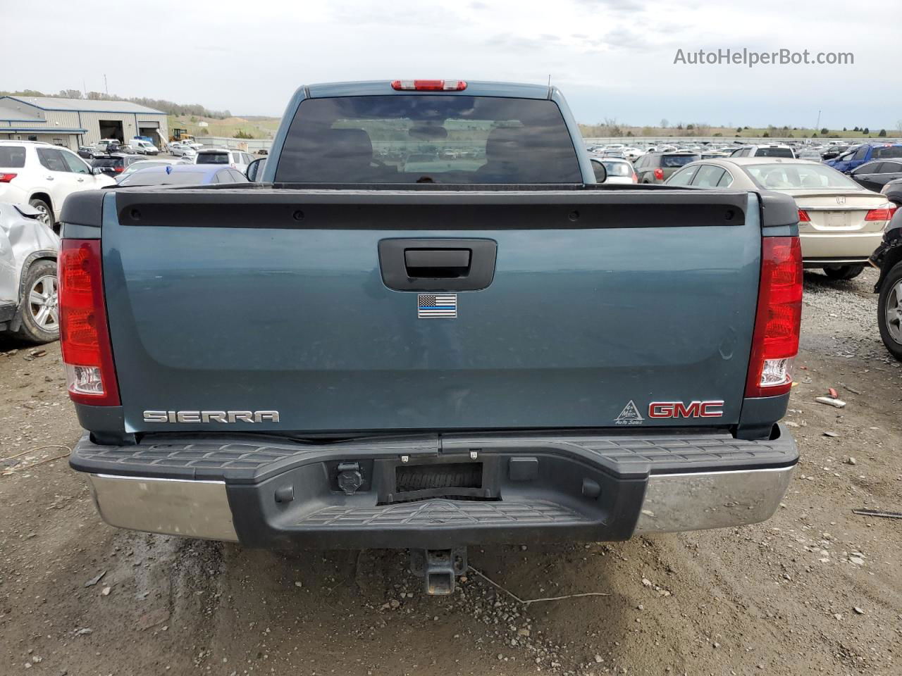 2008 Gmc Sierra C1500 Blue vin: 1GTEC14X18Z320817