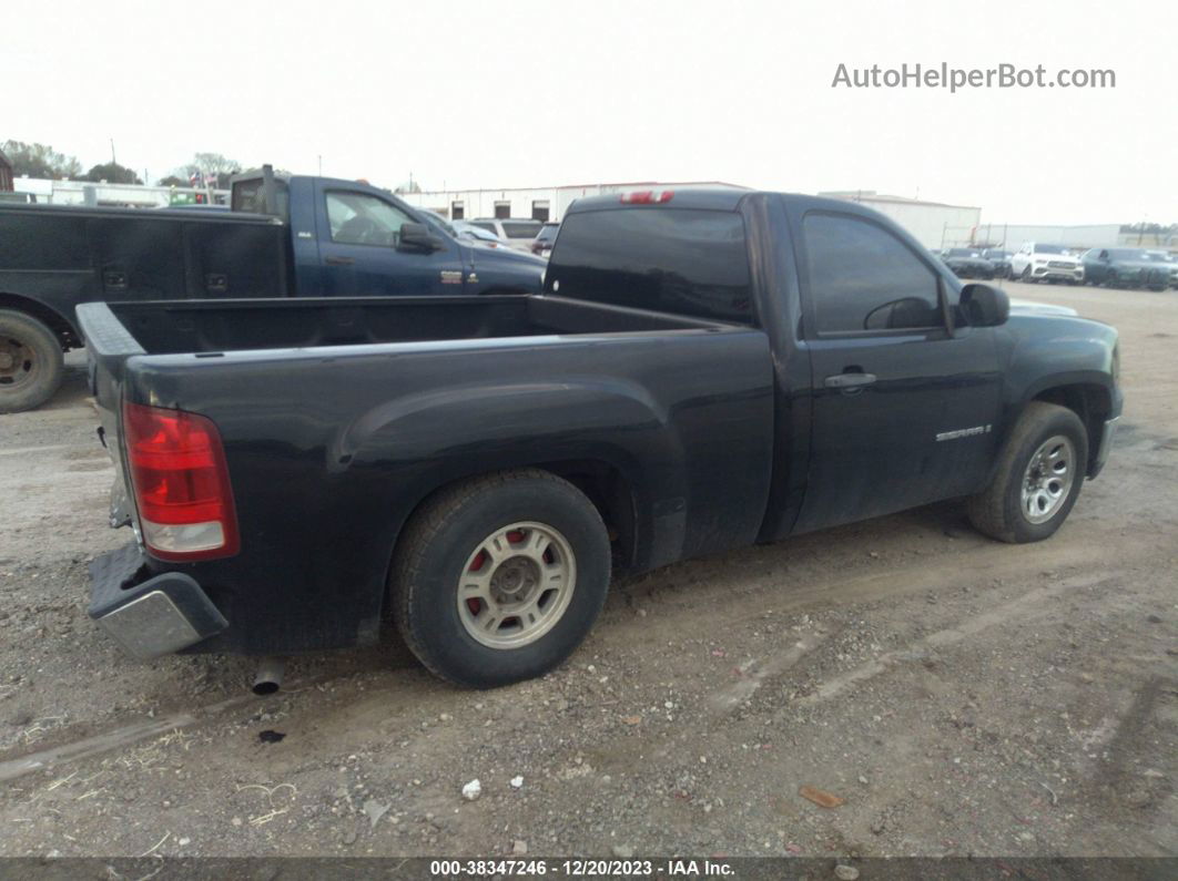 2007 Gmc Sierra 1500 Work Truck Black vin: 1GTEC14X27Z628206